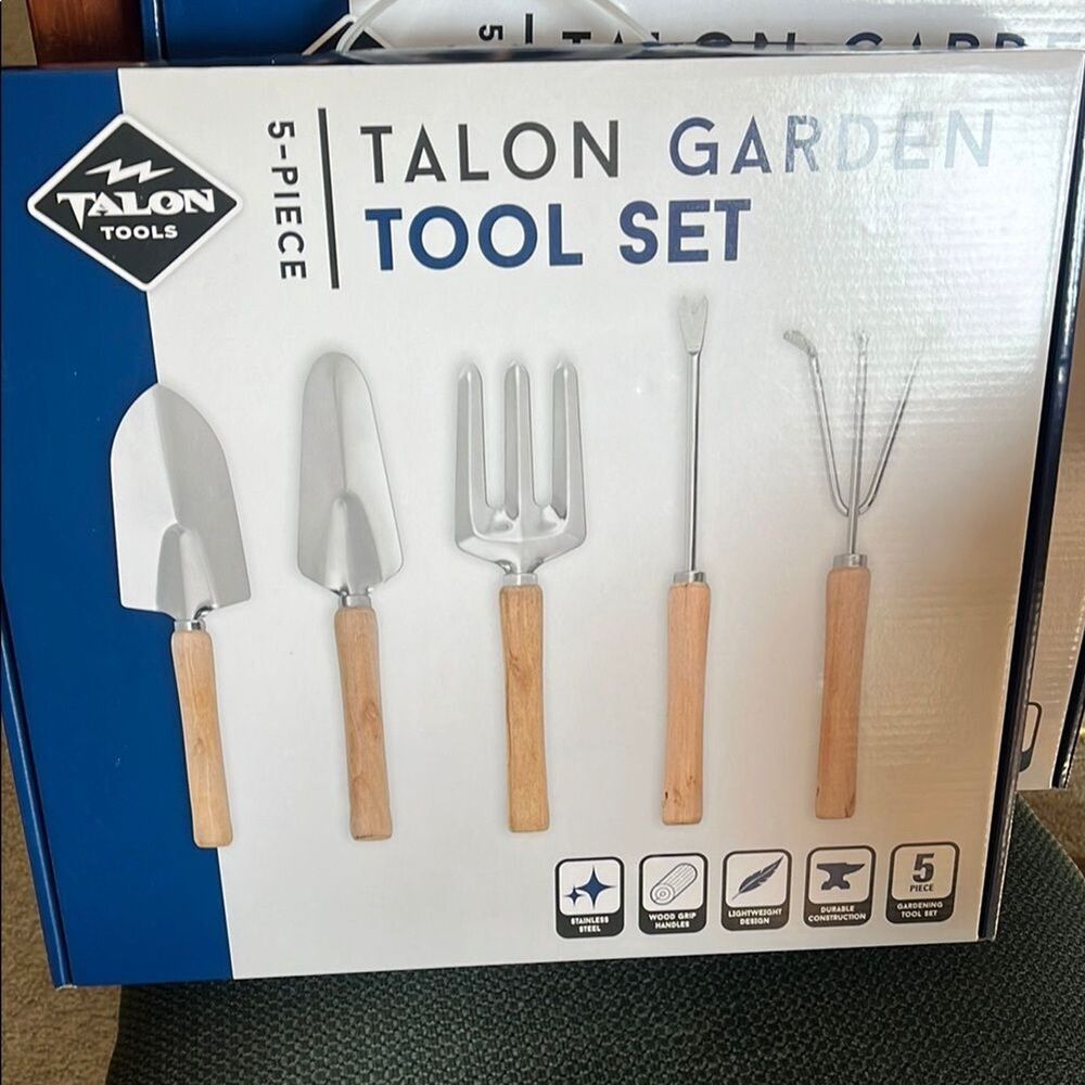 Silver and Brown Gardening Supplies Set
